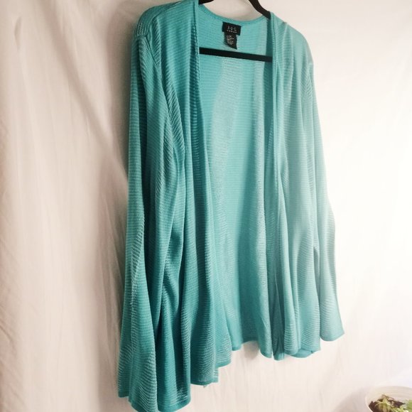 Womens 2X R Q T Wavelength Knit Cardigan Sweater - Picture 3 of 16